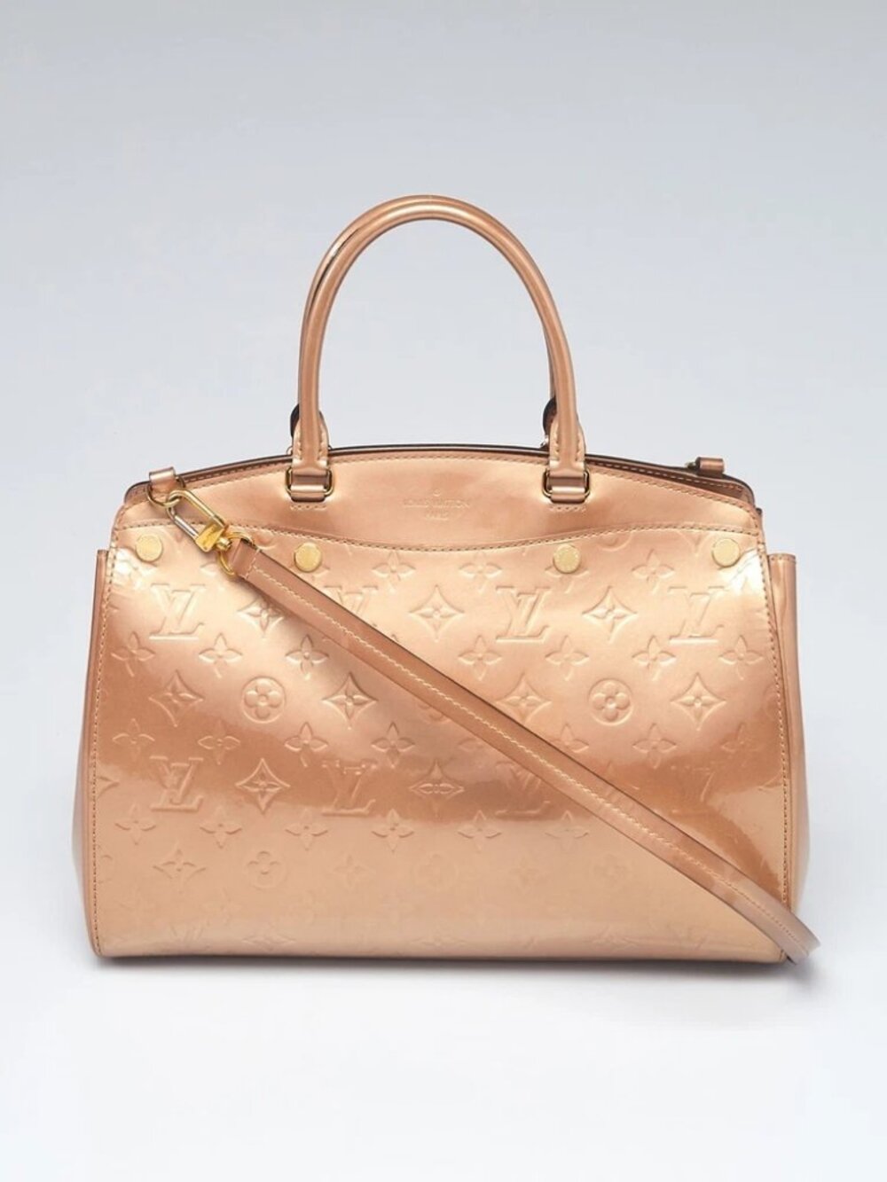 Louis Vuitton Mordore Monogram Vernis Brea MM NM Bag